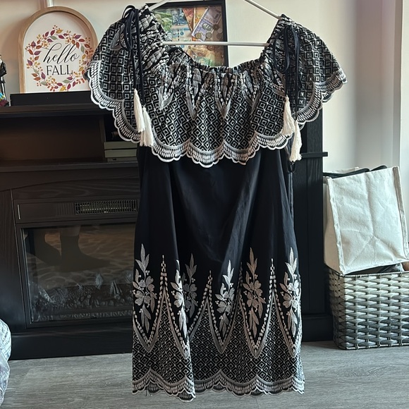 Navy Blue Sundress - Picture 2 of 3